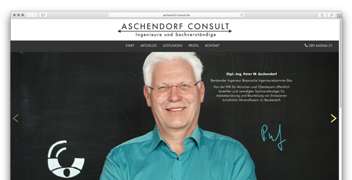 Relaunch der Website - Moderner Auftritt bringt Aschendorf Consult nach vorne