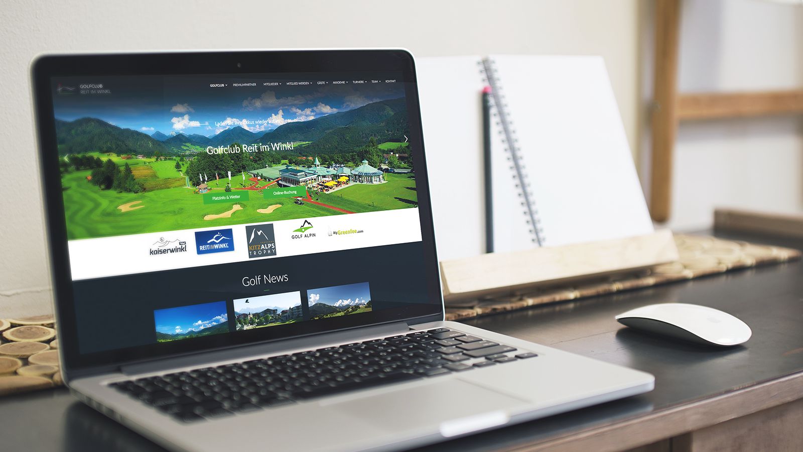 Web relaunch | Reit im Winkl Golf Club