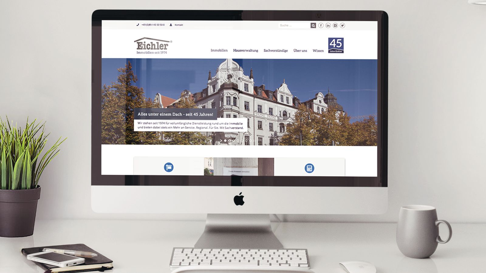 Website relaunch | Eichler Immobilien