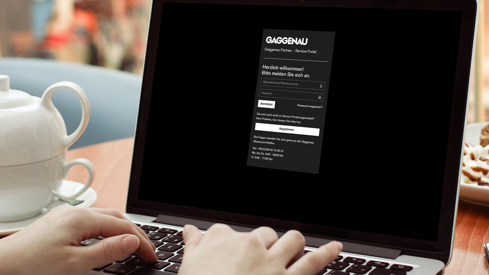 Online service portal | Gaggenau